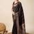 Black woven design kanjivaram silk saree