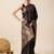 Black woven design kanjivaram silk saree