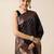 Black woven design kanjivaram silk saree