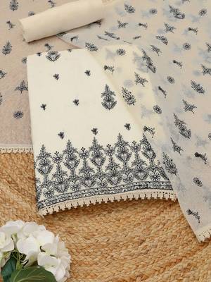 printed unstitched dress material 1