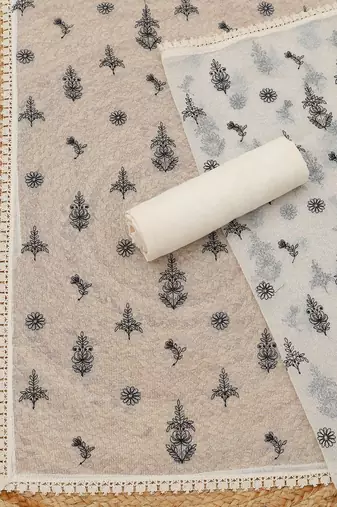 printed unstitched dress material