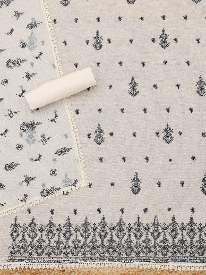 printed unstitched dress material