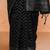 Black woven design saree with blouse