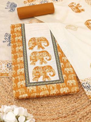 printed unstitched dress material 1