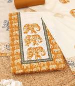 printed unstitched dress material