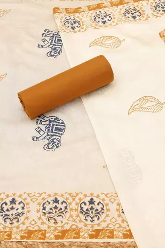 printed unstitched dress material