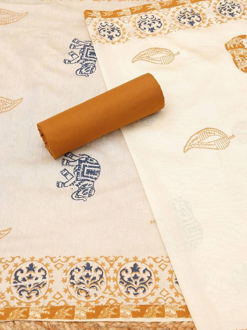 printed unstitched dress material