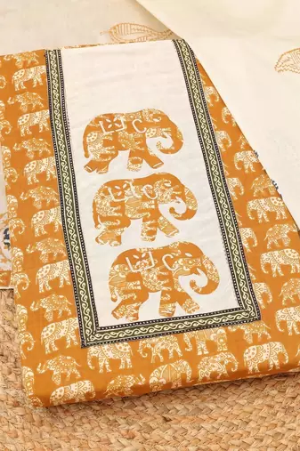 printed unstitched dress material
