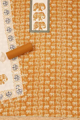 printed unstitched dress material
