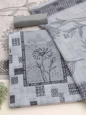printed  cotton unstitched dress material 1