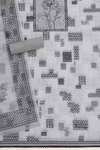 printed  cotton unstitched dress material