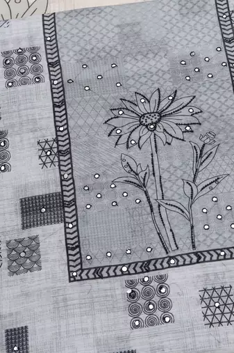 printed  cotton unstitched dress material