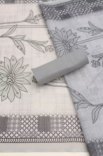 printed  cotton unstitched dress material