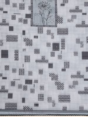 printed linen unstitched dress material 3