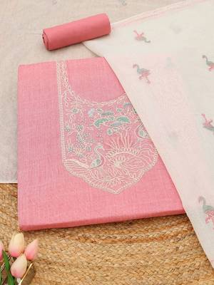 printed unstitched dress material 1