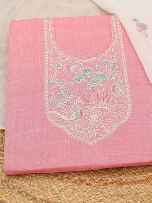 printed unstitched dress material 2