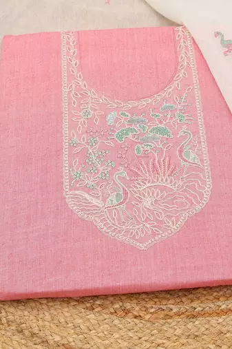 printed unstitched dress material
