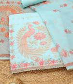 printed unstitched dress material