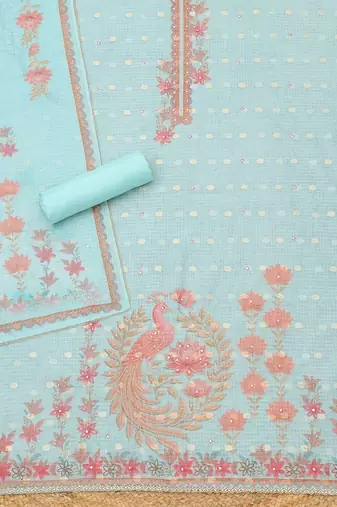 printed unstitched dress material