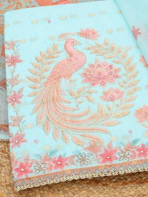 printed unstitched dress material 5