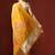 Yellow woven design chanderi sarees with blouse piece