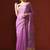 Purple woven design saree with blouse