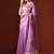 Purple woven design saree with blouse