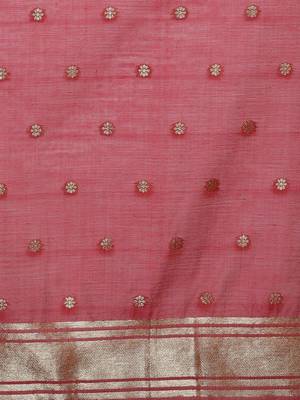 Purple woven design saree with blouse 5