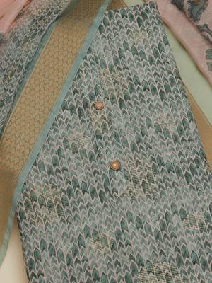geometric printed unstitched dress material 1