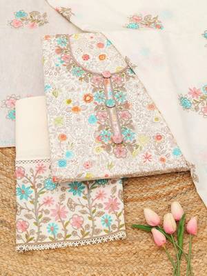 printed unstitched dress material 1