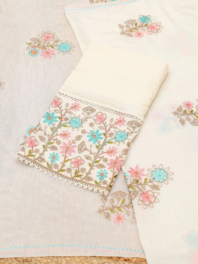 printed unstitched dress material