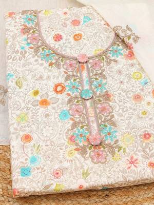 printed unstitched dress material 4