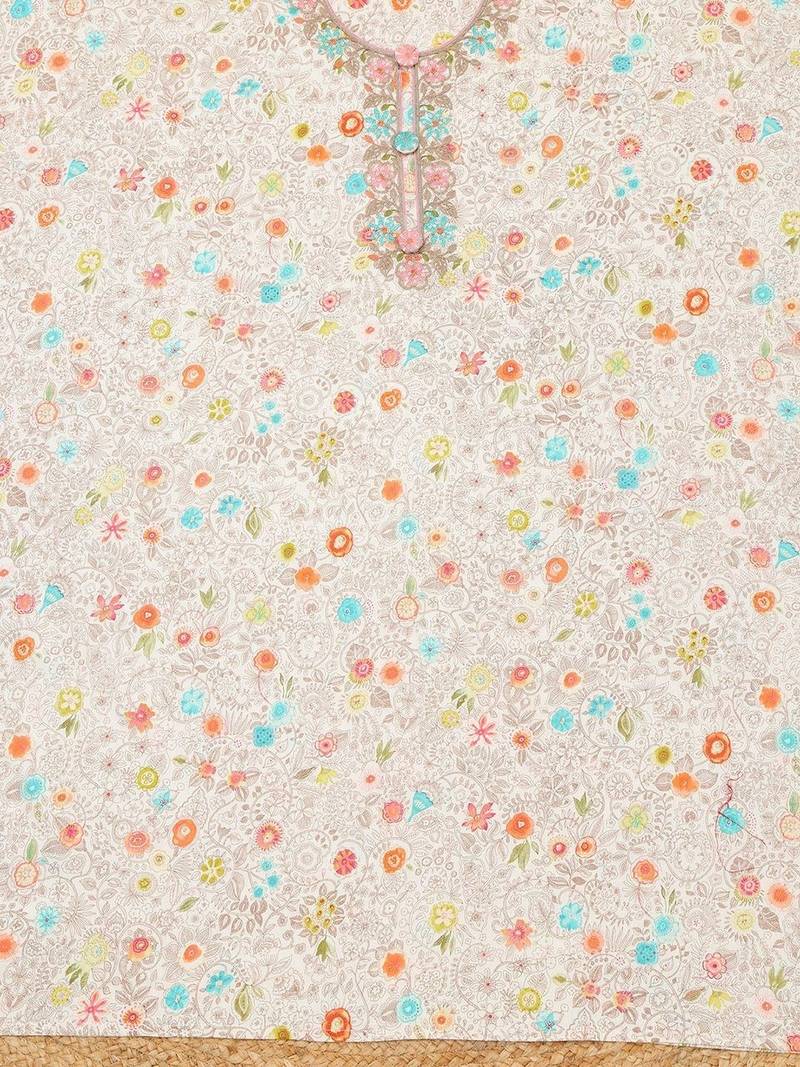 printed unstitched dress material