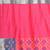 Pink woven design pochampally saree with blouse piece