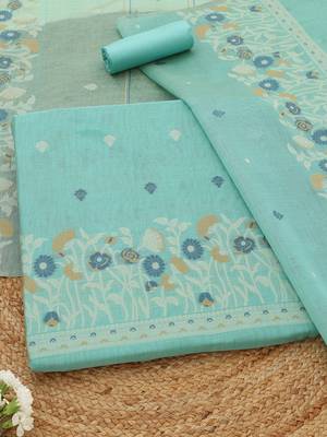 printed unstitched dress material 1