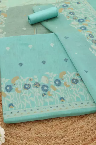 printed unstitched dress material