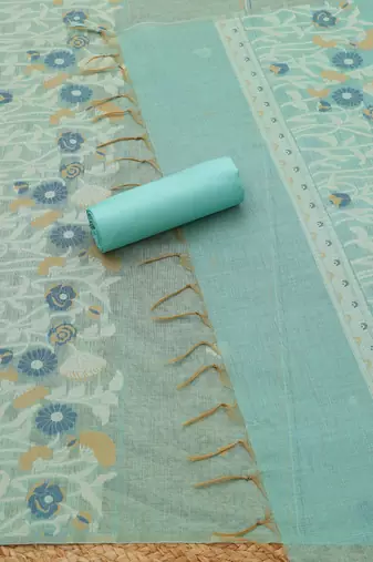 printed unstitched dress material