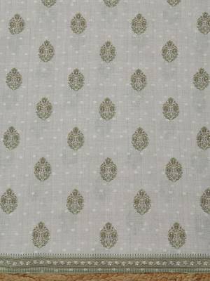printed linen unstitched dress material 5