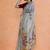 Grey woven design muga sarees with blouse piece