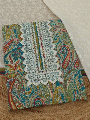 printed unstitched dress material 2