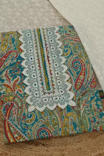 printed unstitched dress material