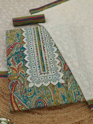 printed unstitched dress material 1