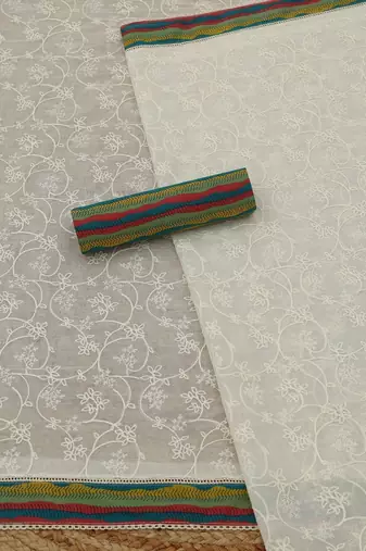 printed unstitched dress material