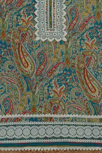 printed unstitched dress material