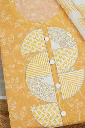 printed linen unstitched dress material