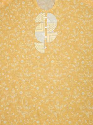 printed linen unstitched dress material 5
