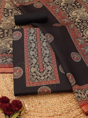printed unstitched dress material 1