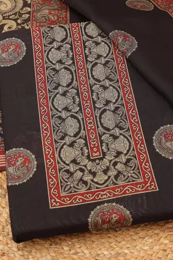printed unstitched dress material