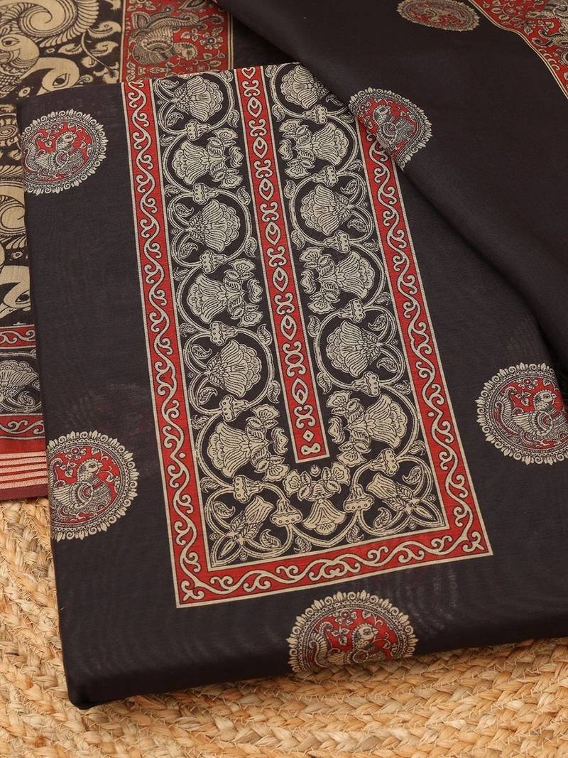 printed unstitched dress material
