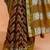 Maroon woven design saree with blouse